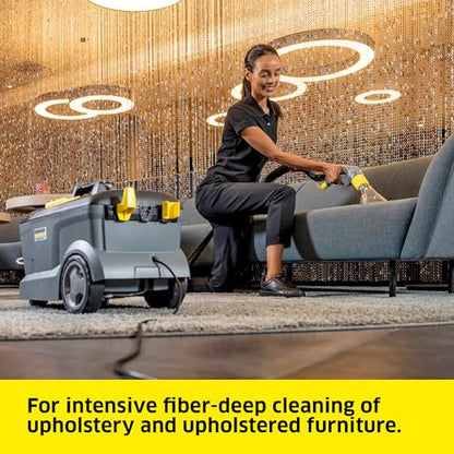 Kärcher Puzzi 10/1 Commercial Carpet Extractor 12.5 PSI - Spot Cleaner, Stain Remover, Area Rugs, Car and Auto Detailing, Carpet and Upholstery Cleaner - Onboard Accessory Storage - 4.9 Gallon - style: Puzzi 10 (Commercial)