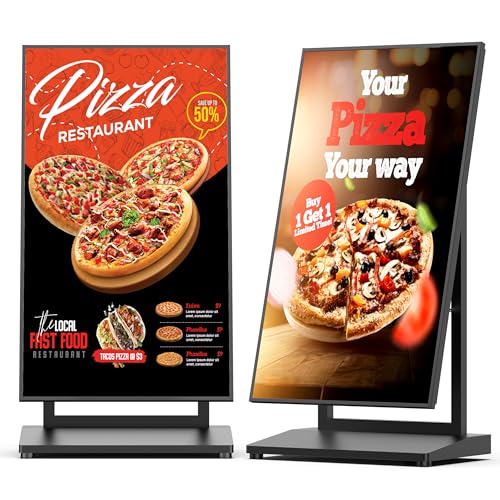 43 Inch Digital Signage Display, Portable Indoor Digital Signage Kiosk - size: 1 Pack-Indoor