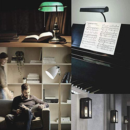Dimmable T10 Frosted LED Bulbs,6W LED Tubular Edison Bulbs 60 Watt Equivalent,600LM,Daylight 4000K,E26 Medium Base Lamp Bulb for Desk Lamp, Pendant Lights,Cabinet Display Cabinet etc. (6-Pack) - color: Daylight 4000k（6 Packs）