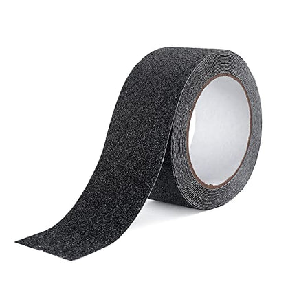 Reniteco 2" x16.5Ft Anti Slip Tape Black Heavy Duty Grip 1PC - color: 10-Black, size: 2in x 16.5Ft