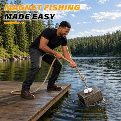 FINDMAG 500 LBS Strong Fishing Magnet, 2.36 Inch Rare Earth Pickup Magnet - size: 2.36 inches (60mm)
