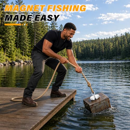 FINDMAG 150 LBS Fishing Magnet, 1.42 Inch Neodymium Pickup Magnet (Pack of 2) - size: 1.42 inches (36mm) (Pack of 2)