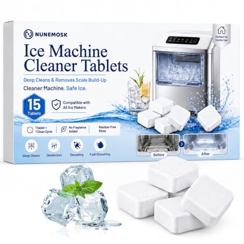 Ice Machine Cleaner Descaler Tablets,15-Pack Starter Kit