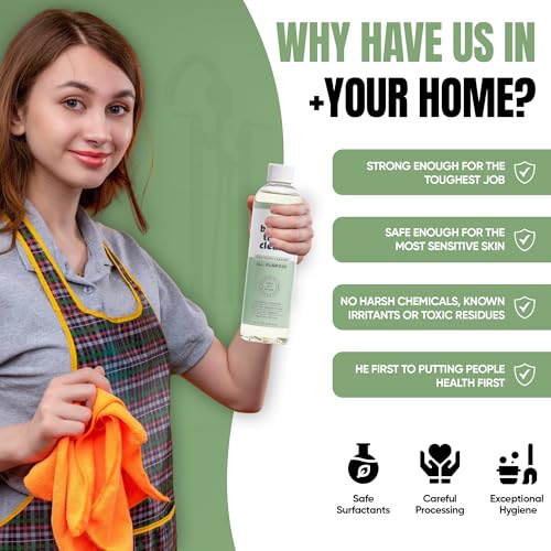 Unscented All Purpose Cleaner Concentrate - Plant-Based, Non-Toxic, Multi-Surface, Fragrance Free Cleaning Products - Pet Safe Cleaner - 8oz Makes 4 Bottles - style: Concentrate