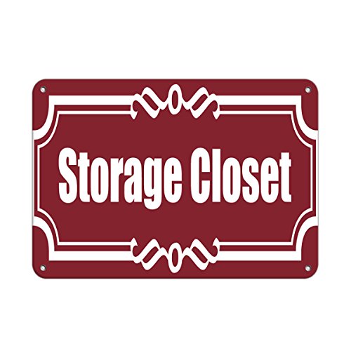 Storage Closet Business Sign Lunch Room and Break Room Label Vinyl Decal Sticker Kit OSHA Safety Label Compliance Signs 8"