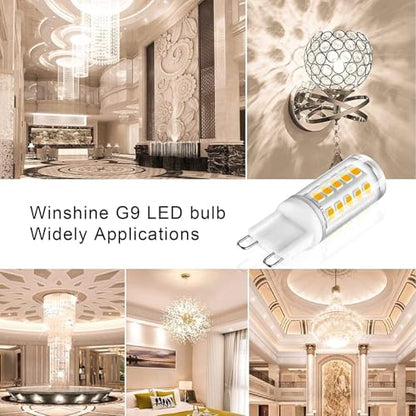 24 Pack Dimmable G9 LED Light Bulb 40W Equivalent 4000K Natural White - size: 24 Count (Pack of 1)
