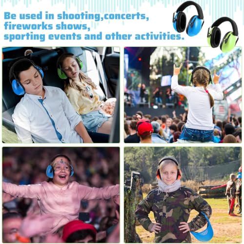 Amylove 12 Pcs Kids Noise Cancelling Headphones Ear Muffs Fresh Style - size: Universal Fit (kids & Adults), style: Fresh Style