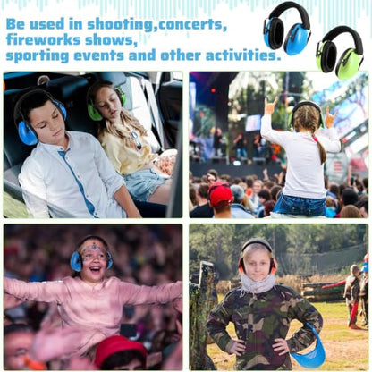 Amylove 12 Pcs Kids Noise Cancelling Headphones Ear Muffs Fresh Style - size: Universal Fit (kids & Adults), style: Fresh Style