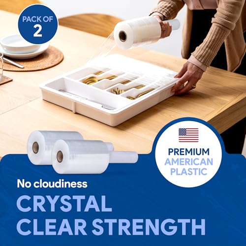 International Plastics Co. 5" Plastic Stretch Film Wrap with Handles - size: 2 Pack, style: 5" Products