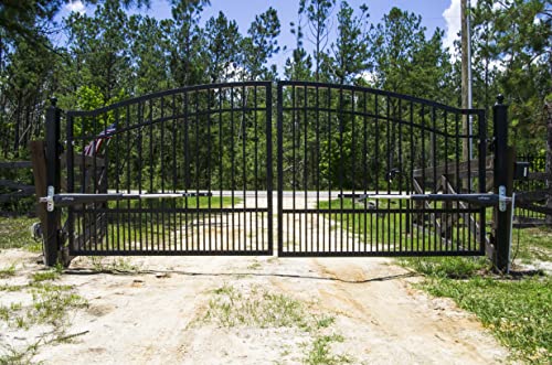 Mighty Mule Gate Opener, Solar and Smart Ready, Heavy Duty Automatic Gate Opener, Gates up to 18ft or 850lb Per Gate Leaf, Dual Gate Opener, Upgraded, MM572W-A - size: Dual Gate Opener - Upgraded