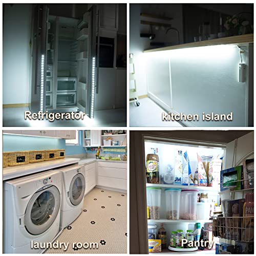 WOBANE Motion Sensor Stair Strip Lights,Rechargeable LED Closet Light,White - color: White, size: 2*6.56ft White