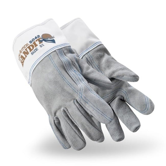 HexArmor Cut And Puncture Resistant Leather Work Gloves | Heavy Duty 5042 | Large - color: 5042 | Bandit Cowhide Leather A5, size: Large