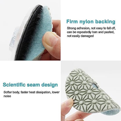 3 Step 4 Inch Diamond Polishing Pads, Step 2, 3 Pack