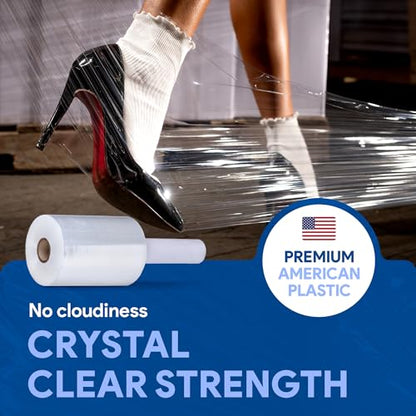 International Plastics Co. 5" Plastic Stretch Wrap with Handles - size: 12 Pack, style: 5" Products