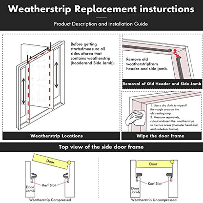 BBTO Weather Stripping Door Window Seal V-Shaped Foam Kerf,26 Feet,White - color: White, size: 26 Feet
