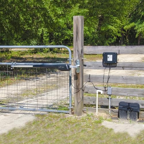 Mighty Mule Gate Opener, Solar and Smart Ready, Heavy Duty Automatic Gate Opener, Gates up to 18ft or 850lb, Single Gate Opener, MM571W - size: Single Gate Opener