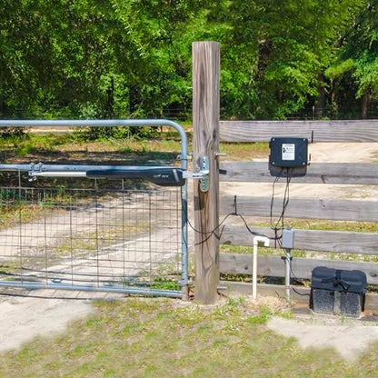 Mighty Mule Gate Opener, Solar and Smart Ready, Heavy Duty Automatic Gate Opener, Gates up to 18ft or 850lb, Single Gate Opener, MM571W - size: Single Gate Opener