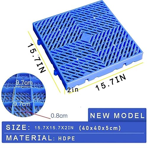 Plastic Pallet, Nestable Floor Pallets (10pcs,15.7x15.7x2in) - size: 10pcs-15.7x15.7x2in