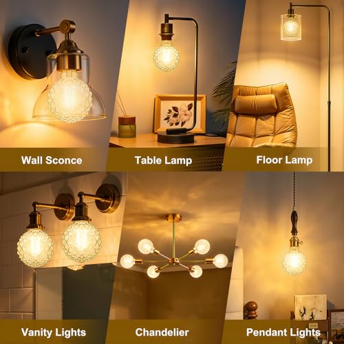 Dimmable Decorative Light Bulbs 60 Watt Pineapple LED Edison Bulb - color: 6w-2700k-clear