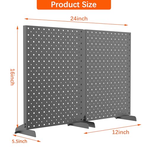 TORACK Pegboard Display Stand for Craft Shows & Fairs, Black, Pack of 4 - style: 4-Pack Black
