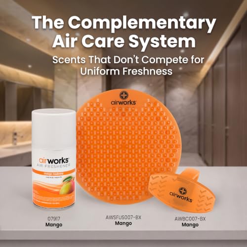 AIRWORKS SPLASH FREE SCREEN, MANGO,ORANGE,10/BX - color: Orange Mango