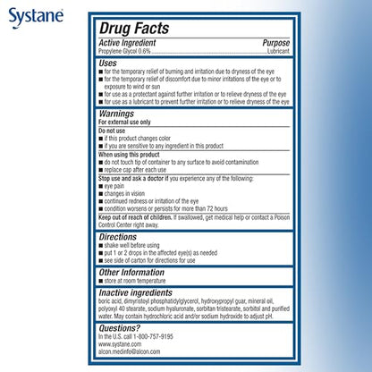 Systane PRO PF Multi-dose Preservative-Free Lubricant Eye Drops 32 Vials (Pack of 2) - size: 32 Count (Pack of 2)