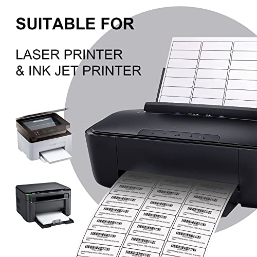 Address Labels (15,000/500 Sheets) - 1" x 2-5/8" Mailing Labels, 30 UP Shipping Sticker for Laser and Inkjet Printers - color: 30 Up - 15000 Labels