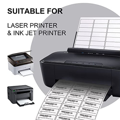 Address Labels (15,000/500 Sheets) - 1" x 2-5/8" Mailing Labels, 30 UP Shipping Sticker for Laser and Inkjet Printers - color: 30 Up - 15000 Labels