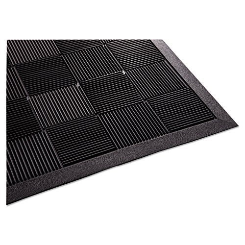 Guardian Floor Protection PARQUET3X5 Parquet Wiper Scraper Outdoor Floor Mat, Rubber, 3' x 5', Black, 3' Length, 5' Width - size: 3' x 5' (Rectangular)