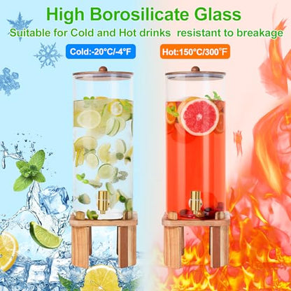 2 Gallon Large Drink Dispenser for Parties,Beverage Dispenser with Stand - size: 2 gallon