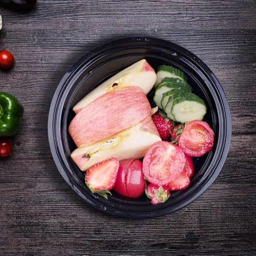 Glotoch Round Meal Prep Containers Bowls with Lids, 16 oz, 150 Pack - color: 16OZ-150Pack