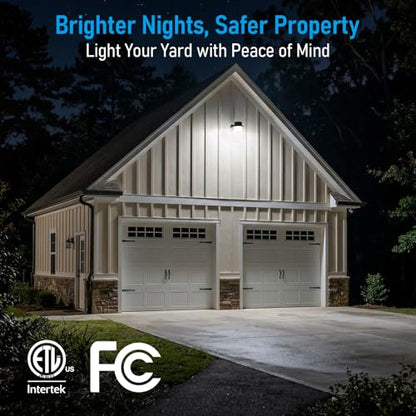 TORCHSTAR LED Barn Light Dusk to Dawn Area Lights Aluminum 5000K Bronze