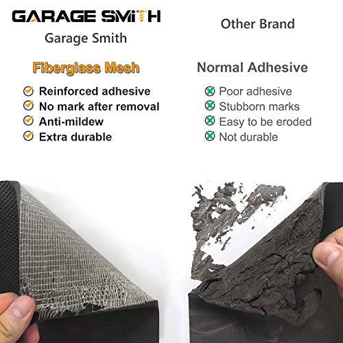 AMPULLA GWP02S Garage Wall Protector Car Door Protectors, Designed in Germany (2, Black) - color: Black