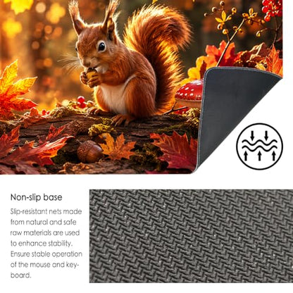 Nuxovilar Large Gaming Mouse Pad Desk Mat, 15.7x35.4 Inches Polyester - color: Nu-lf-71322