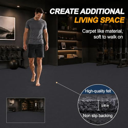 Garage Floor Protector Mat, 6' x 8', Dark Gray - size: 6' x 8'