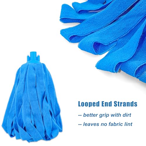 EaseYourDay Microfiber String Mop Head Refill, Fits 3/4" Screw-On Thread-3