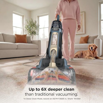 Shark CarpetForce Lightweight Upright Carpet & Area Rug Cleaner, EX501BRN - style: CarpetForce