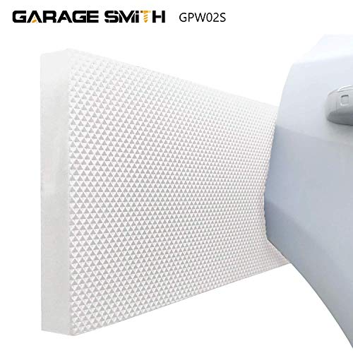 AMPULLA GWP02S Garage Wall Protector Car Door Protectors, Designed in Germany (2, White) - color: White