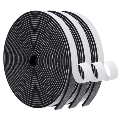 MAGZO 1/2in Wide X 1/8in Thick Weather Stripping Door Seal - size: 1/2in * 1/8in * 50FT