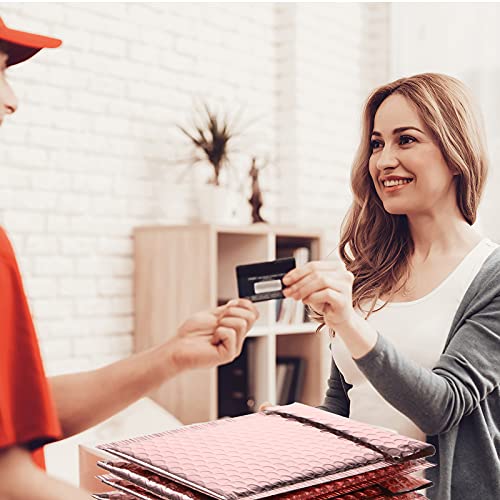 Outus 50 Pcs Bubble Mailers 3 Sizes, Bubble Shipping Envelopes, Rose Gold - color: Rose Gold