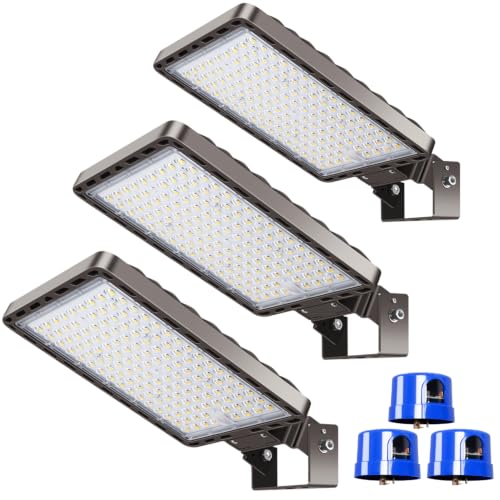 350W LED Parking Lot Lights Outdoor Trunnion Mount 5000K 3Pack - size: 350W/Trunnion/3PC