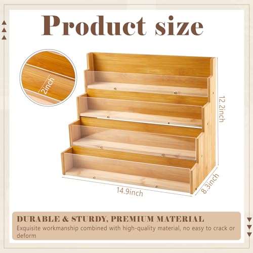 Yuntau 4 Tier Greeting Card Display Stand, Wood Color - color: Wood Color, size: 4 Tier