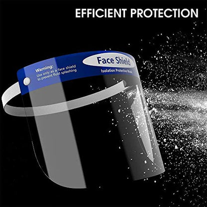 nextool 5-PK Full Protection, Adjustable and Reusable Face Shield with Easy to Clean Anti-Fog Lens, Unisex
