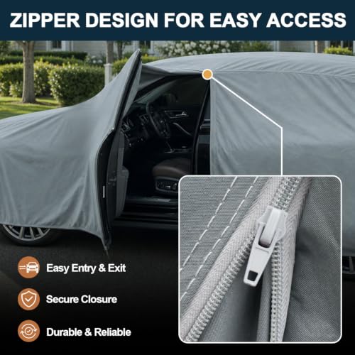 GUNHYI 16 Layers Truck Cover Waterproof All Weater. See Truck Size Chart - color: 4 Truck Cover, size: 4 Truck XL+ - Max Length to 239",Max Cab to 158"