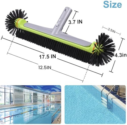Sepetrel 17.5-Inch Hemispherical Pool Brush Head for All Pool Surfaces - size: 17.5" Hemispherical