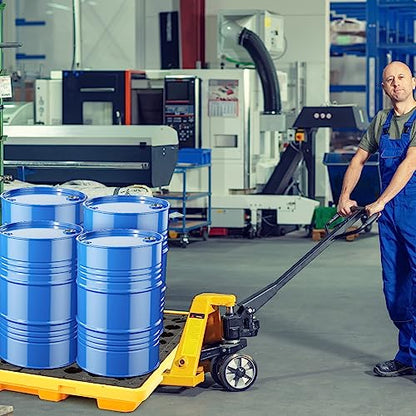 Thyle Spill Containment Platform with Drain Anti Slip Large Plastic Containment Tray Leakproof Detachable for Industrial Uses (1 Pcs,51 x 51 x 6 Inches) - size: 51 x 51 x 6 Inches