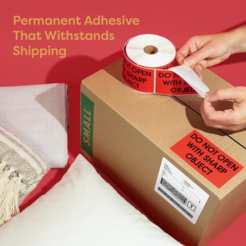 2" X 3" Fragile Stickers for Shipping (5000 Labels, 10 Rolls) - color: Fragile 2" X 3"