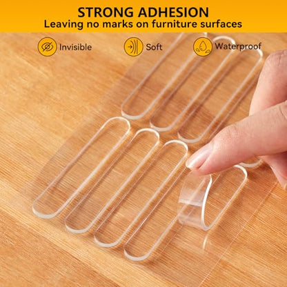 10pcs,Wall Bumpers,Door Stoppers,Furniture Bumper,Silencing Pads - size: 6.3cm*1cm(2.48in*0.39in)