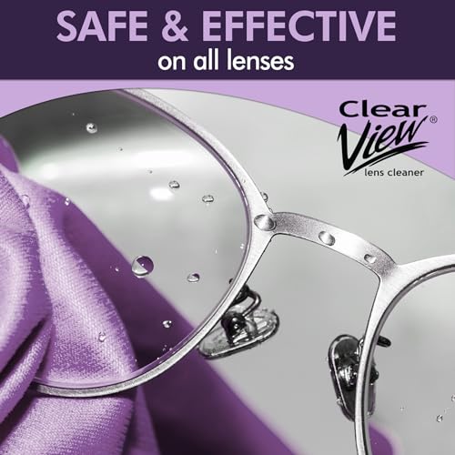 Clear View Lens Cleaner Refill, 1 Gallon Size, Alcohol-Free Formula