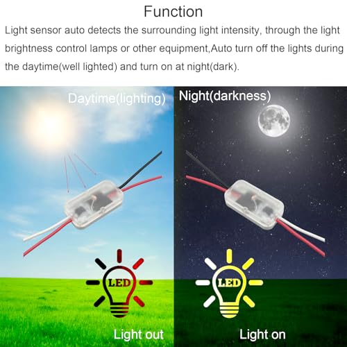 Dusk to Dawn Photocell Light Sensor Switch 12V/24V DC